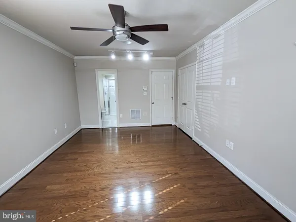 wooden floor in an empty room