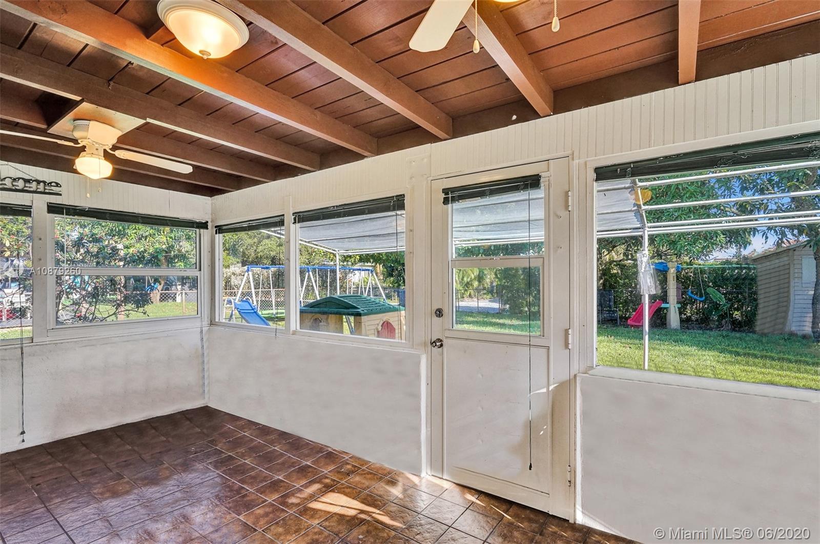 4214 West Park Road Hollywood, FL 33021 - Photo 32 of 38 Air-conditioned Sun Room