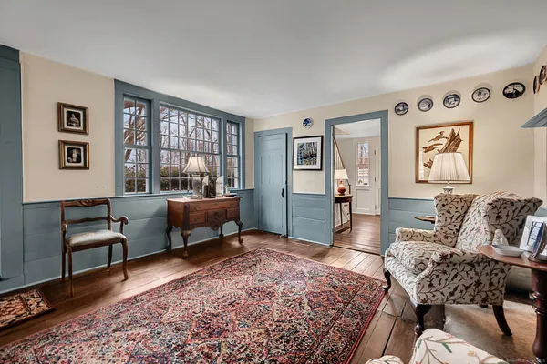 a bedroom with furniture and a couch