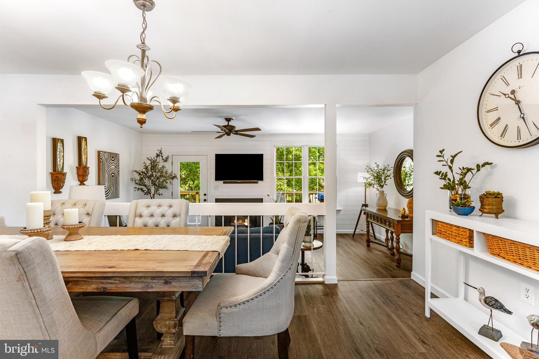 9023 Deviation Road Nottingham, MD 21236 - Photo 13 of 47 a view of a dining room with furniture and wooden floor