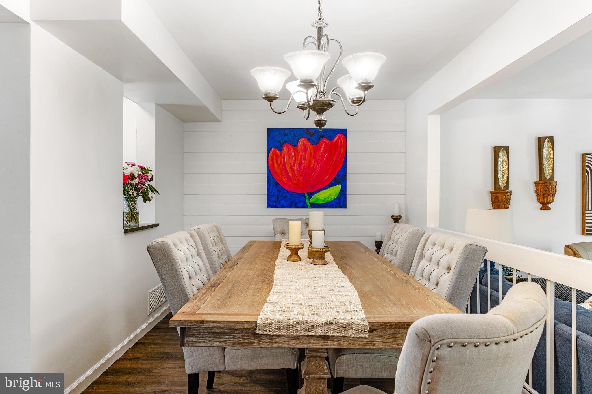 9023 Deviation Road Nottingham, MD 21236 - Photo 15 of 47 a view of a dining room with furniture and wooden floor