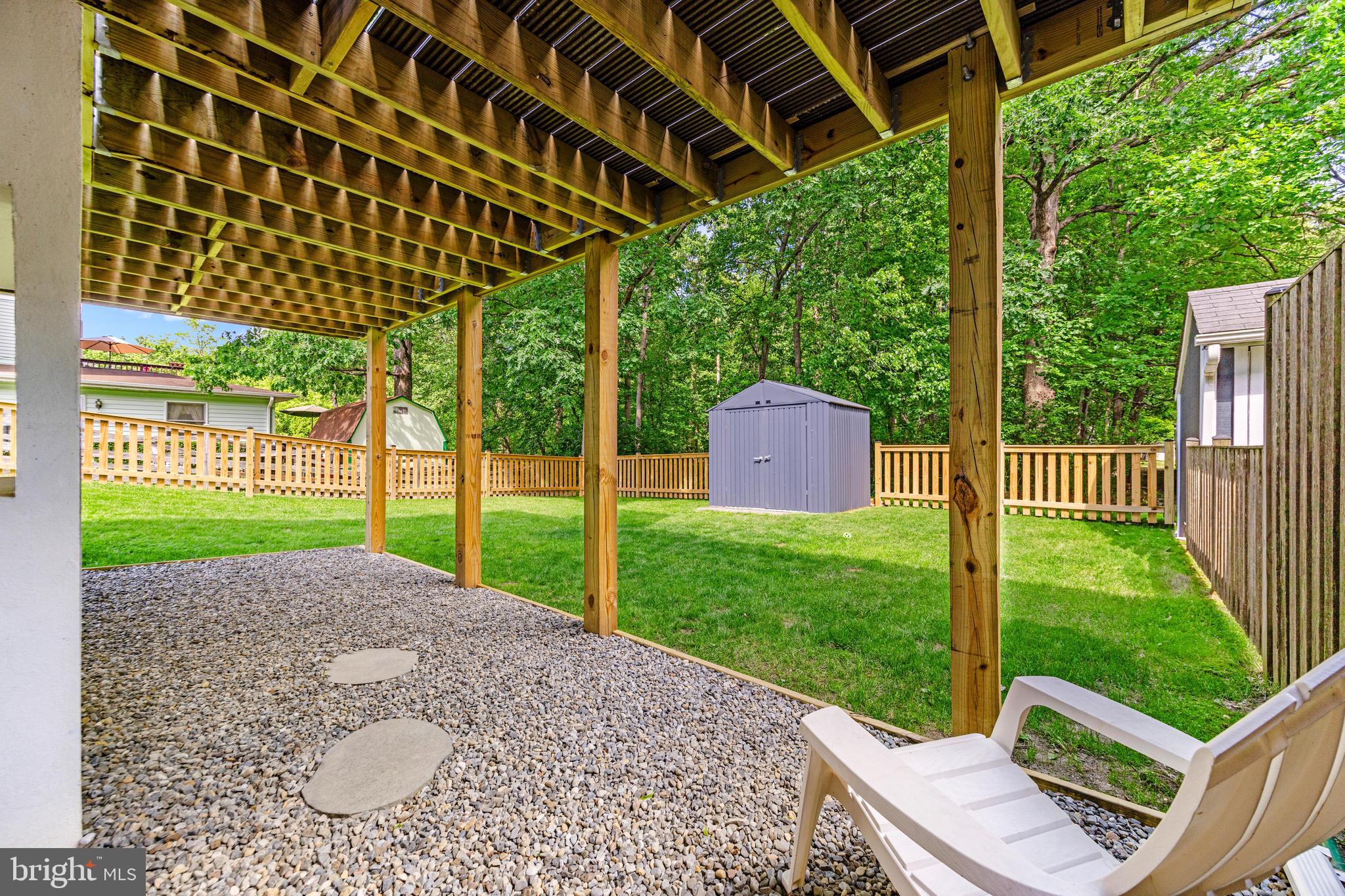 9023 Deviation Road Nottingham, MD 21236 - Photo 43 of 47 a view of a backyard with a garden