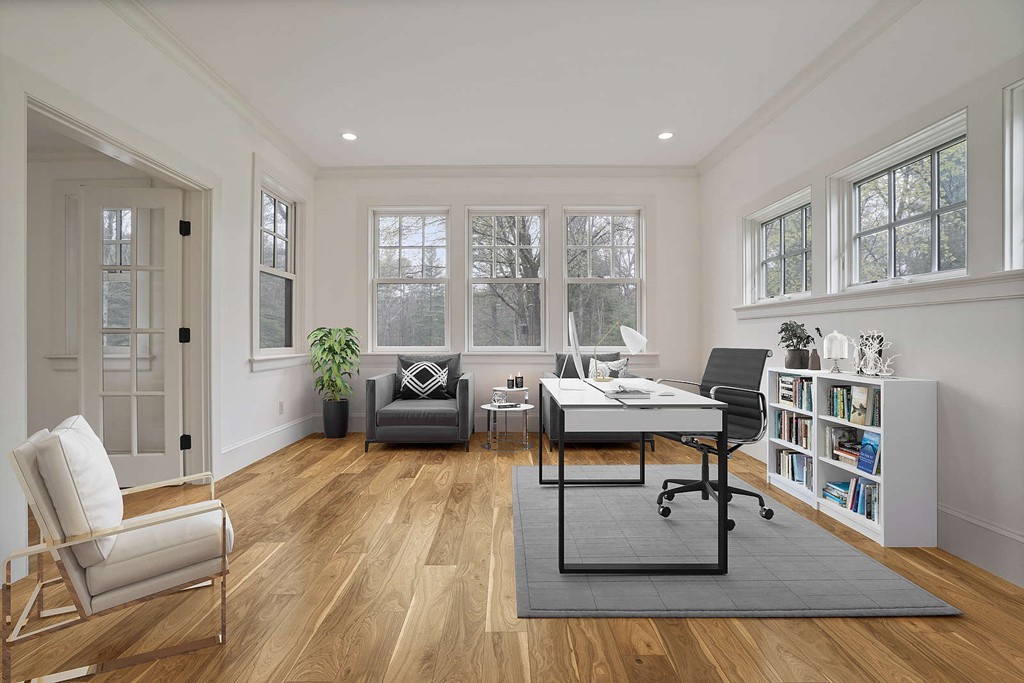 111 Tower Road Lincoln, MA 01773 - Photo 10 of 30 a living room with furniture a table and a large window