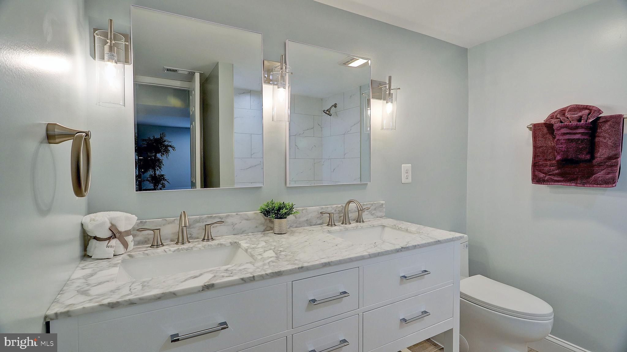 3405 Sharon Chapel Road Alexandria, VA 22310 - Photo 16 of 50 Brand new double vanity with marble countertop
