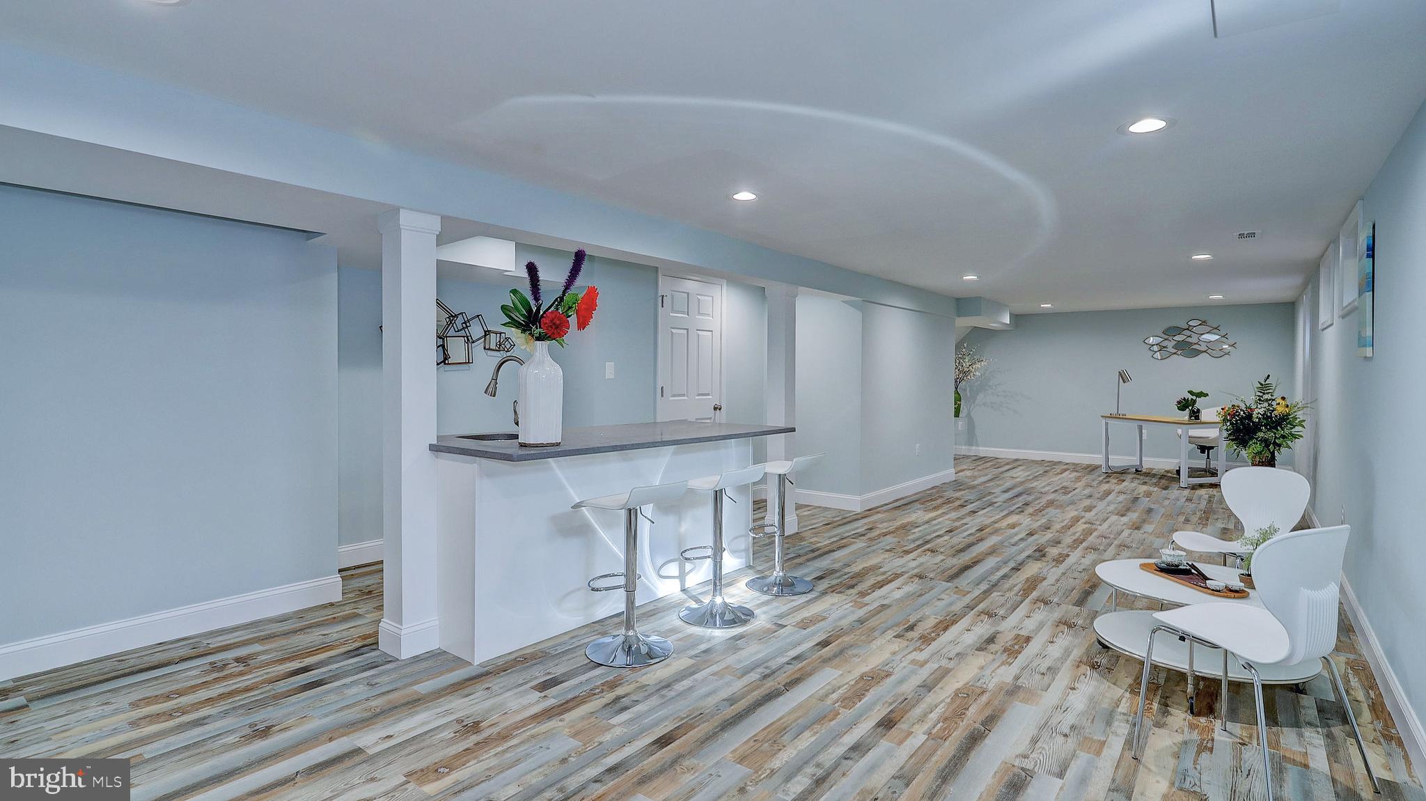 3405 Sharon Chapel Road Alexandria, VA 22310 - Photo 31 of 50 Spacious, bright and open basement with a wetbar
