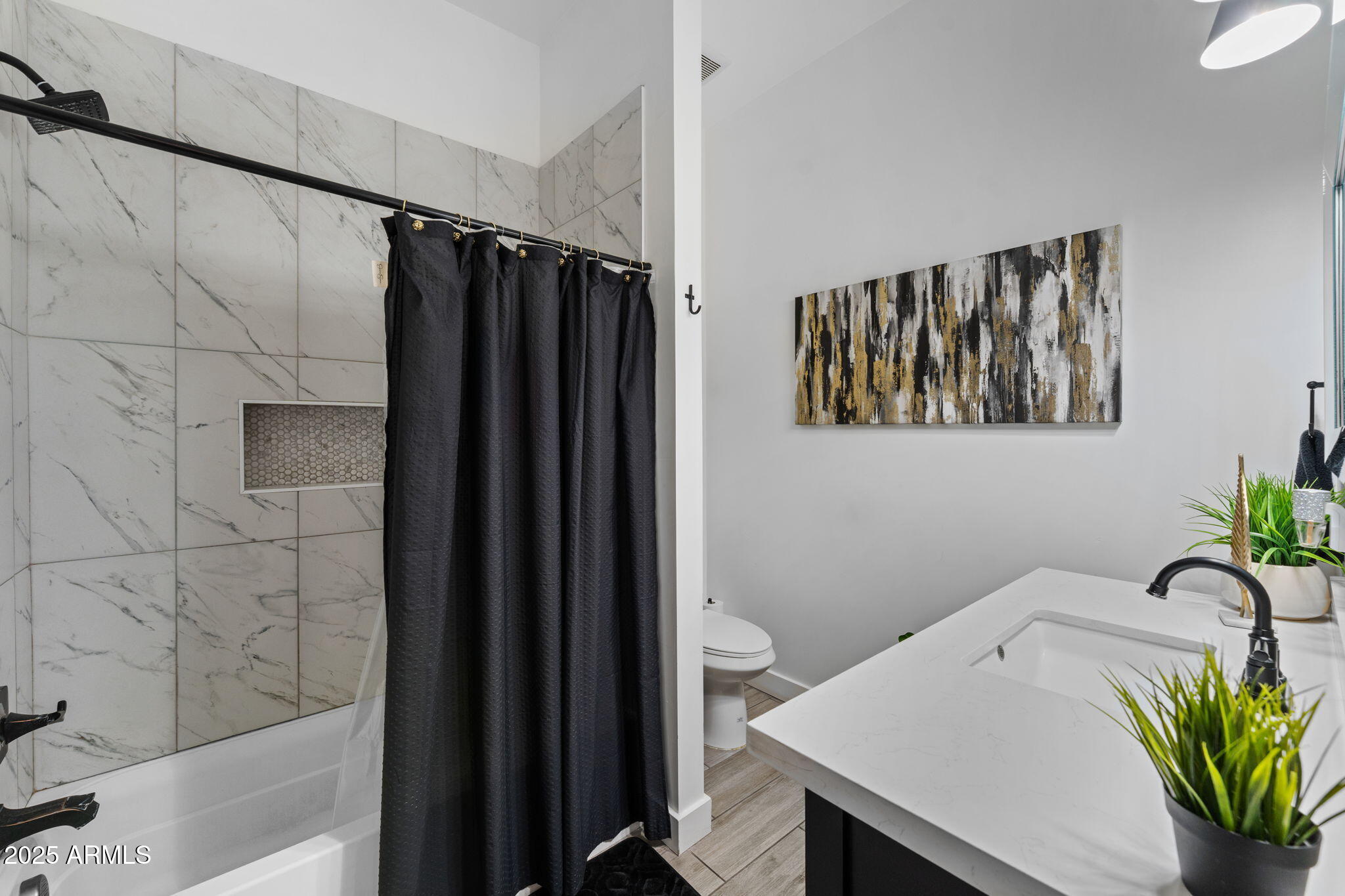 10534 East Butte Street Apache Junction, AZ 85120 - Photo 34 of 51 a bathroom with a shower and a sink