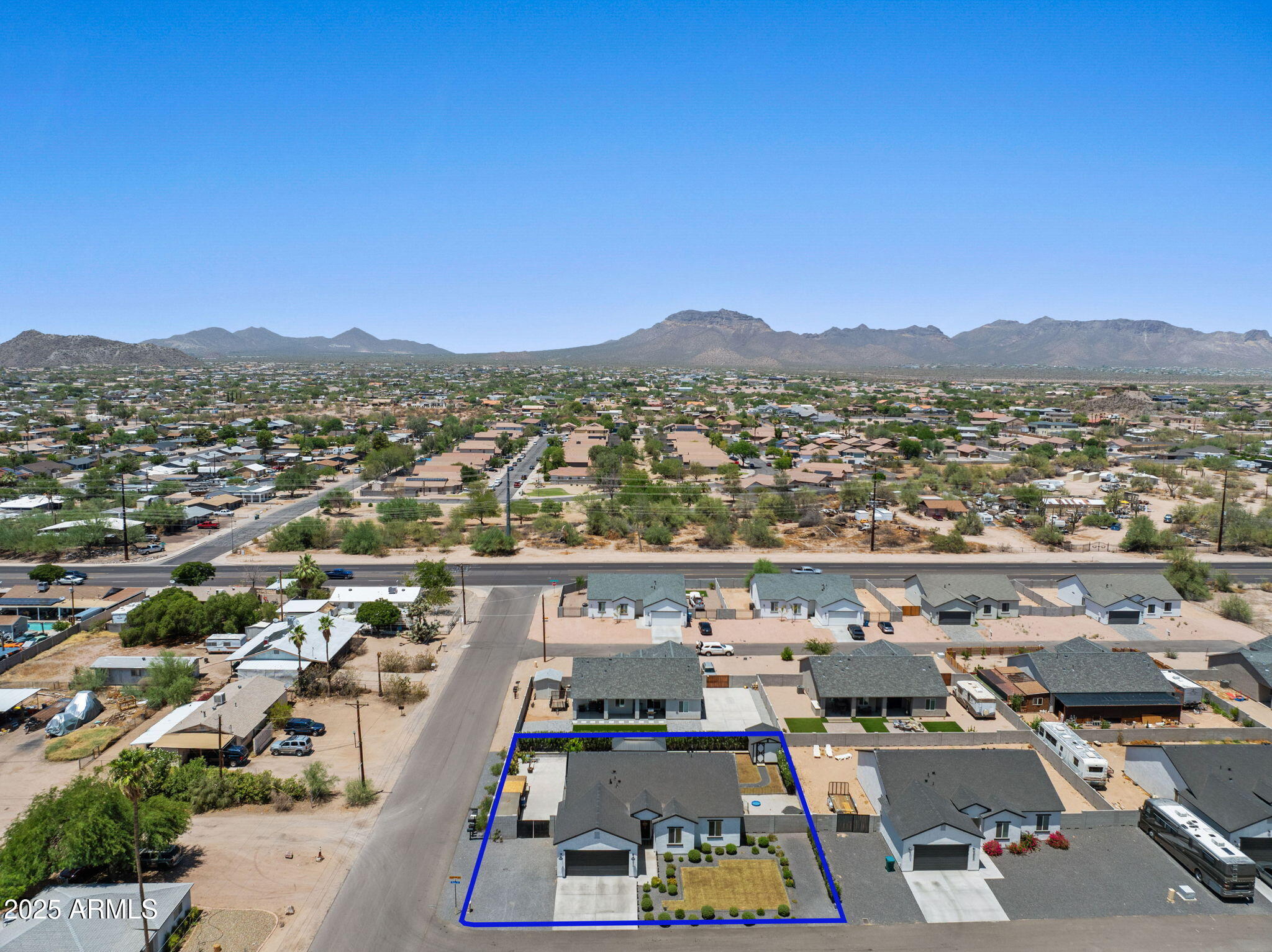 10534 East Butte Street Apache Junction, AZ 85120 - Photo 6 of 51 an aerial view of residential house with outdoor space