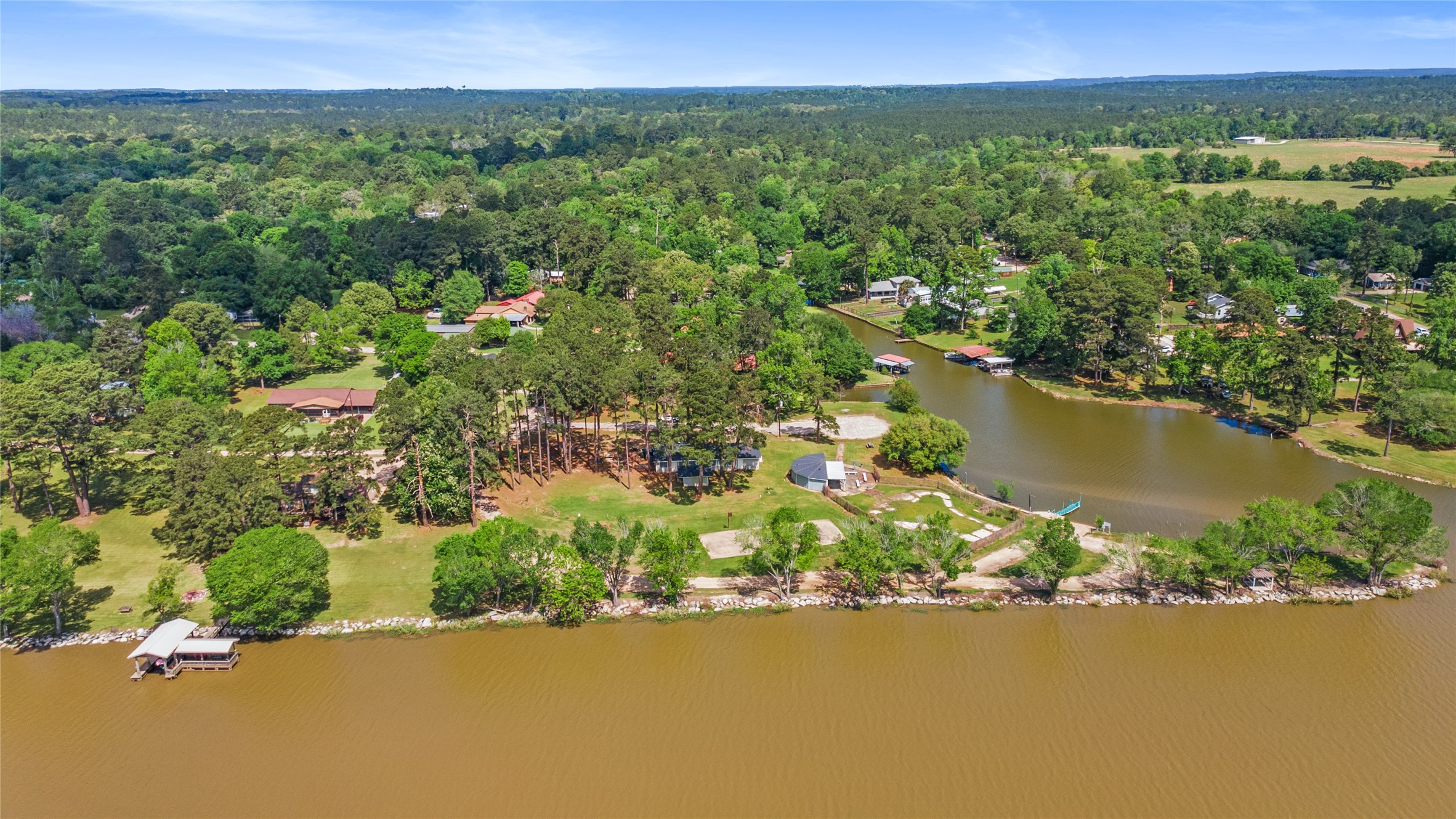 Tbd Sportsman Drive Trinity, TX 75862 - Photo 17 of 19 an aerial view of a houses with a lake view