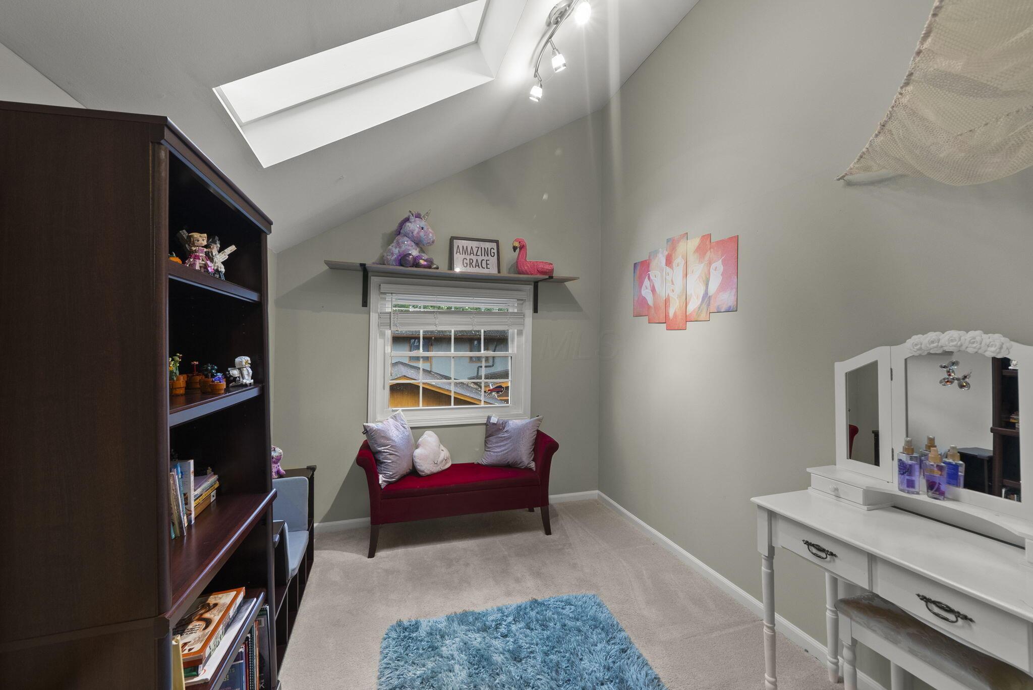 1851 Berkshire Road Columbus, OH 43221 - Photo 55 of 125 Sitting area, play space, home office, flex space, featuring skylight.