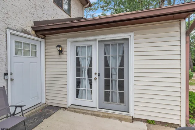 a view of front door