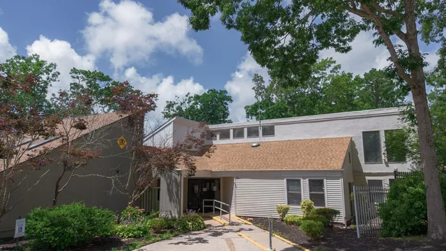 a aerial view of a house