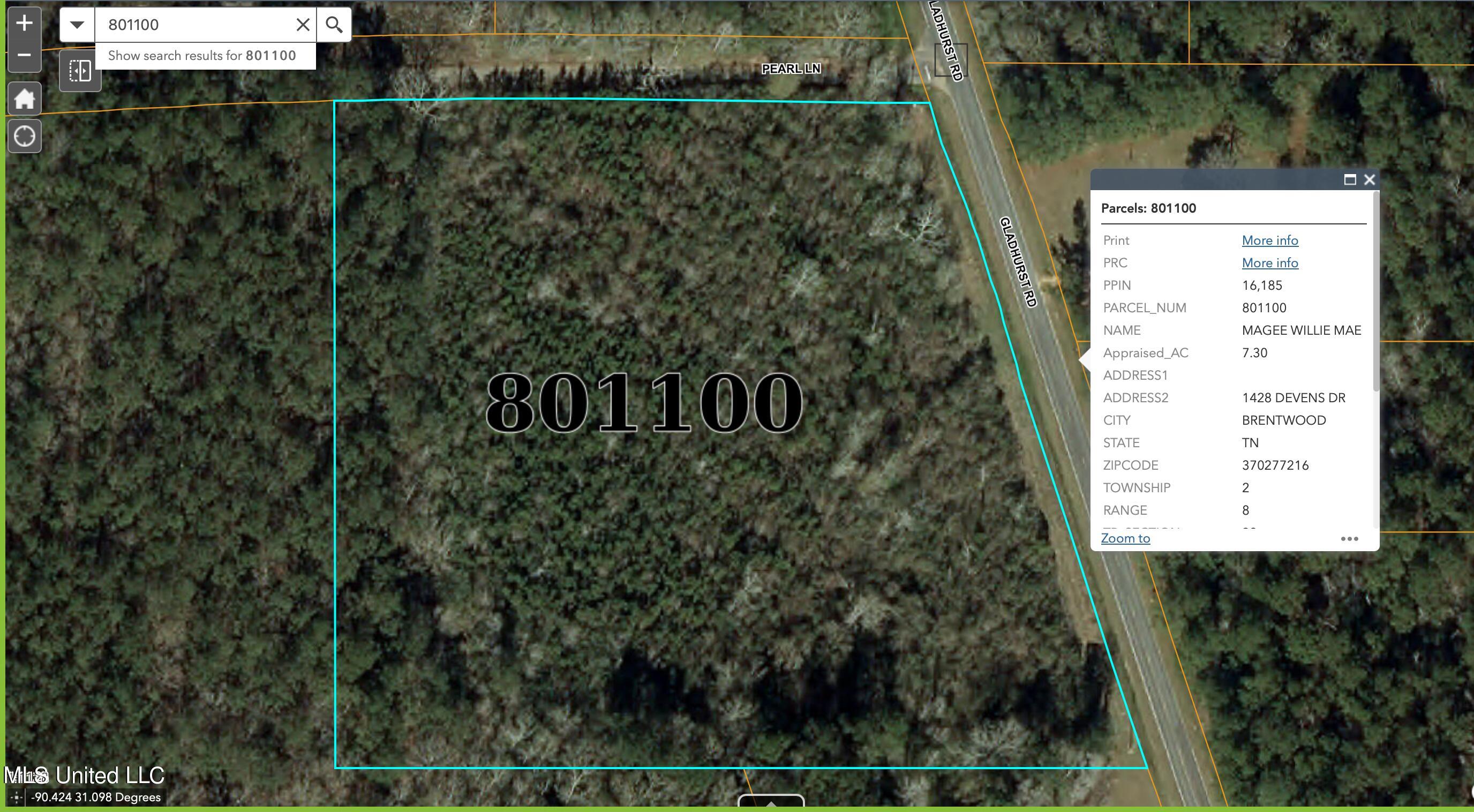 Gladhurst Road Magnolia, MS 39652 - Photo 1 of 6 Aerial Photo