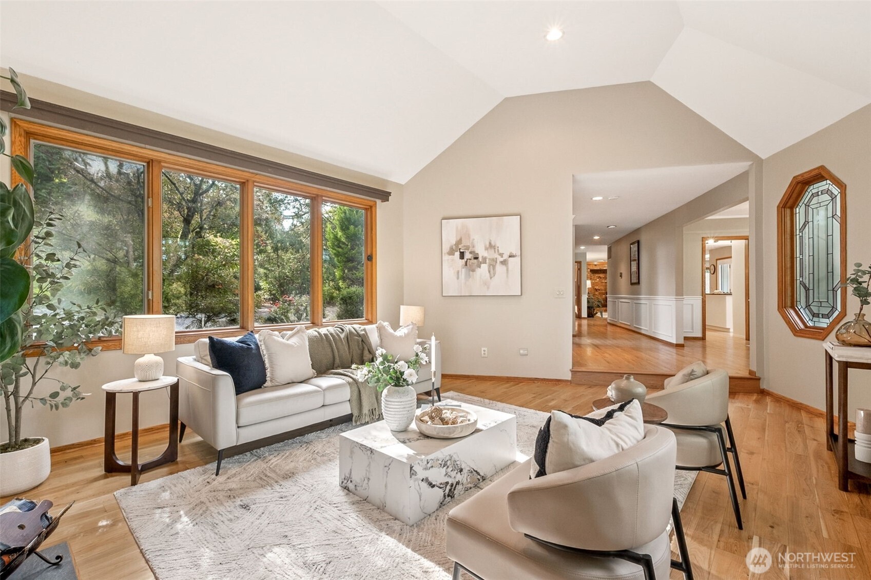 21720 Southeast 246th Street Maple Valley, WA 98038 - Photo 6 of 38 a living room with furniture and a large window