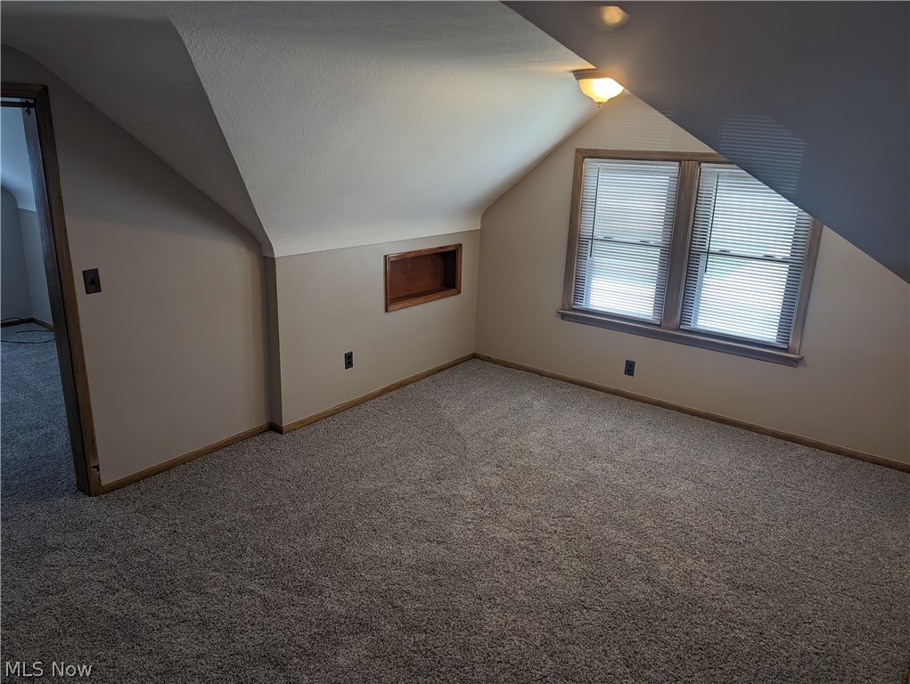 30213 Barjode Road Willowick, OH 44095 - Photo 17 of 20 Additional living space featuring vaulted ceiling and carpet