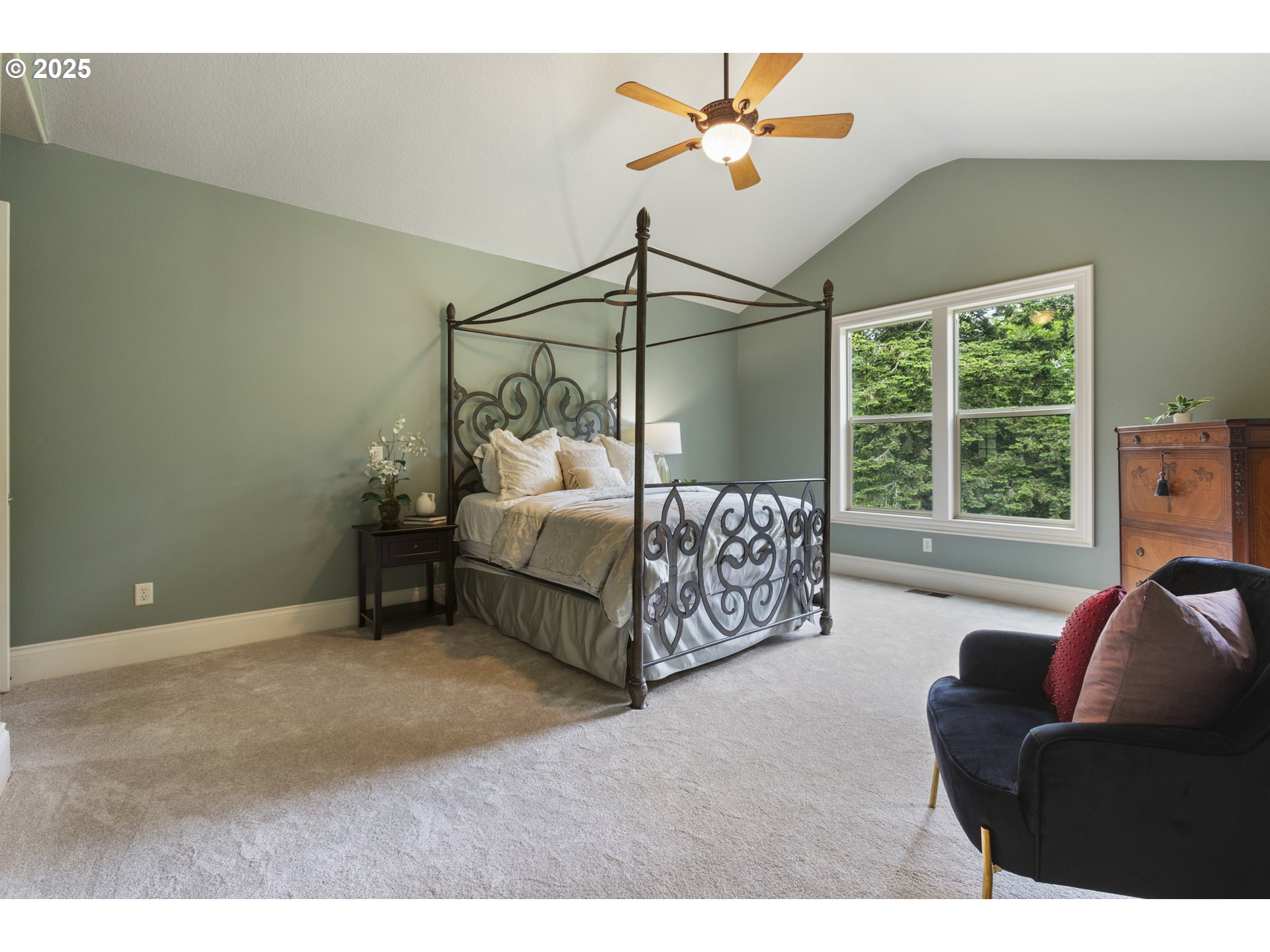 24800 Southwest Big Fir Road West Linn, OR 97068 - Photo 20 of 48 a bedroom with furniture and a window