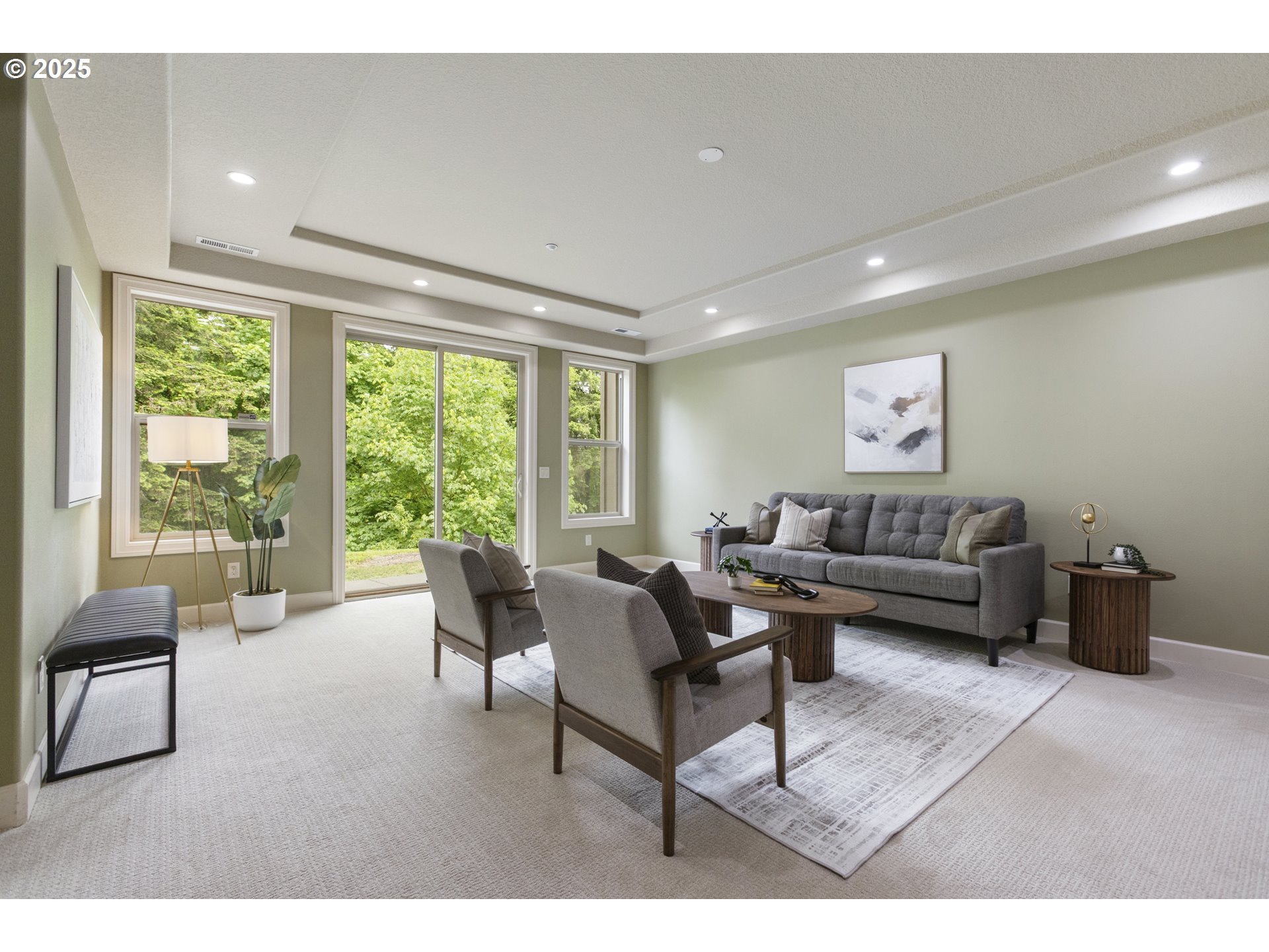 24800 Southwest Big Fir Road West Linn, OR 97068 - Photo 34 of 48 a living room with furniture and a large window