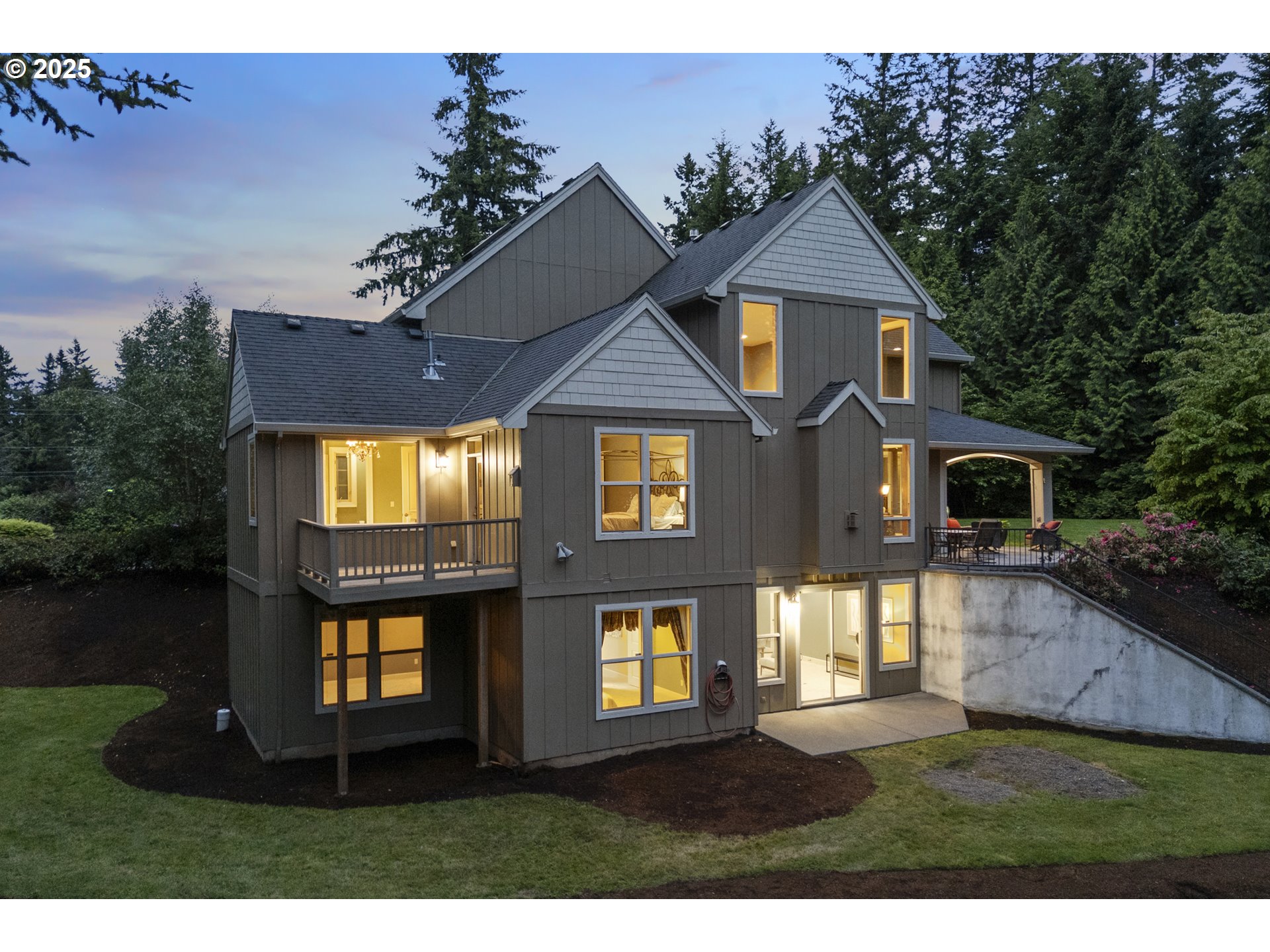 24800 Southwest Big Fir Road West Linn, OR 97068 - Photo 40 of 48 a front view of a house with garden