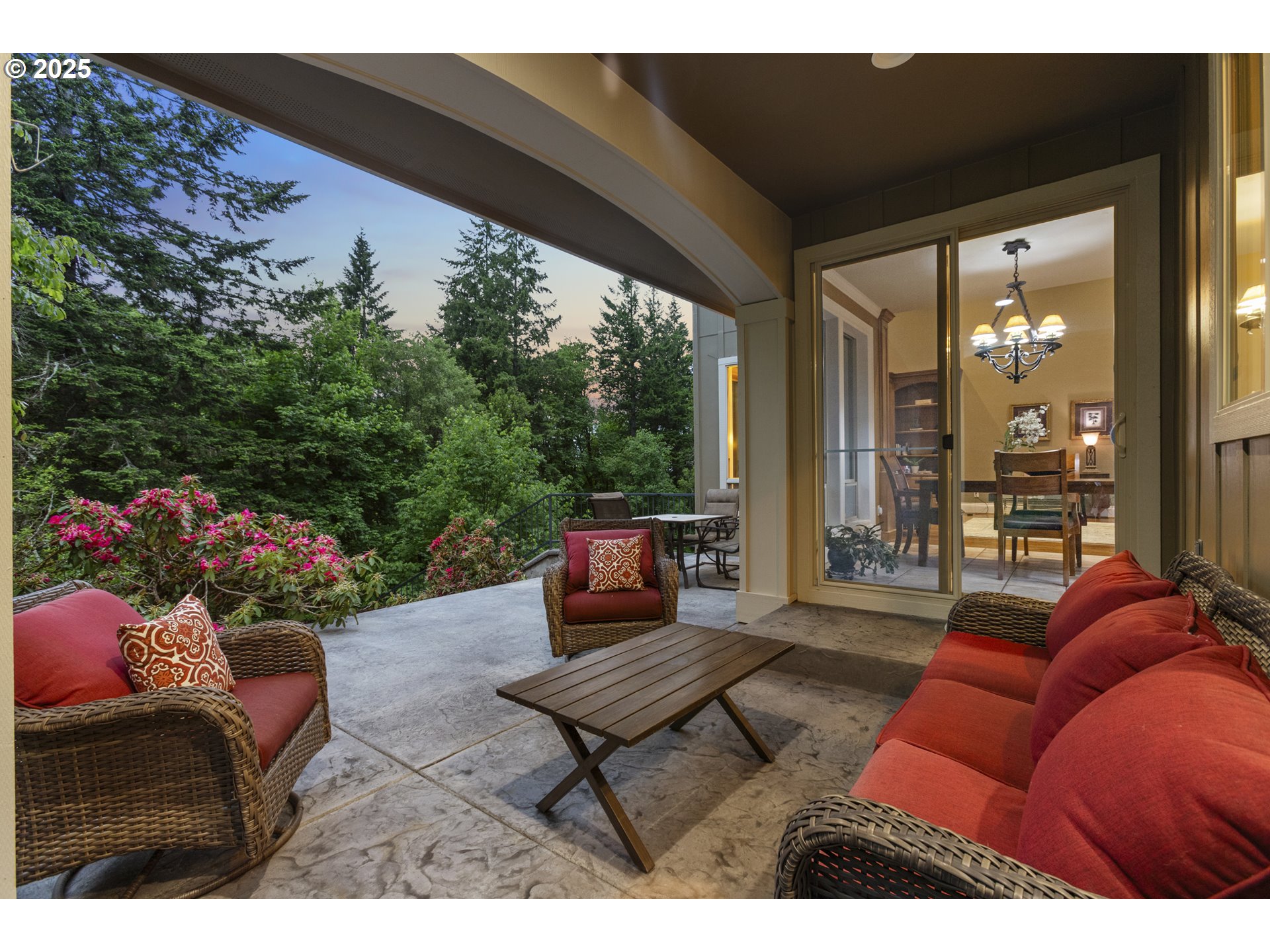 24800 Southwest Big Fir Road West Linn, OR 97068 - Photo 42 of 48 a outdoor living space with furniture and garden view