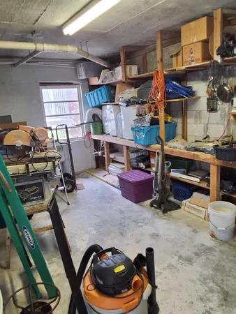 a room with musical instruments