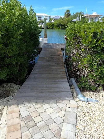 a view of a pathway both side of building