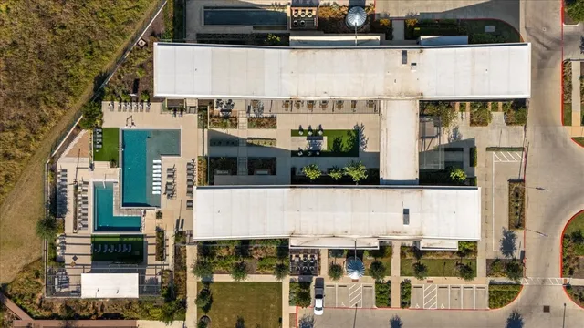 a view of swimming pool with an ocean view