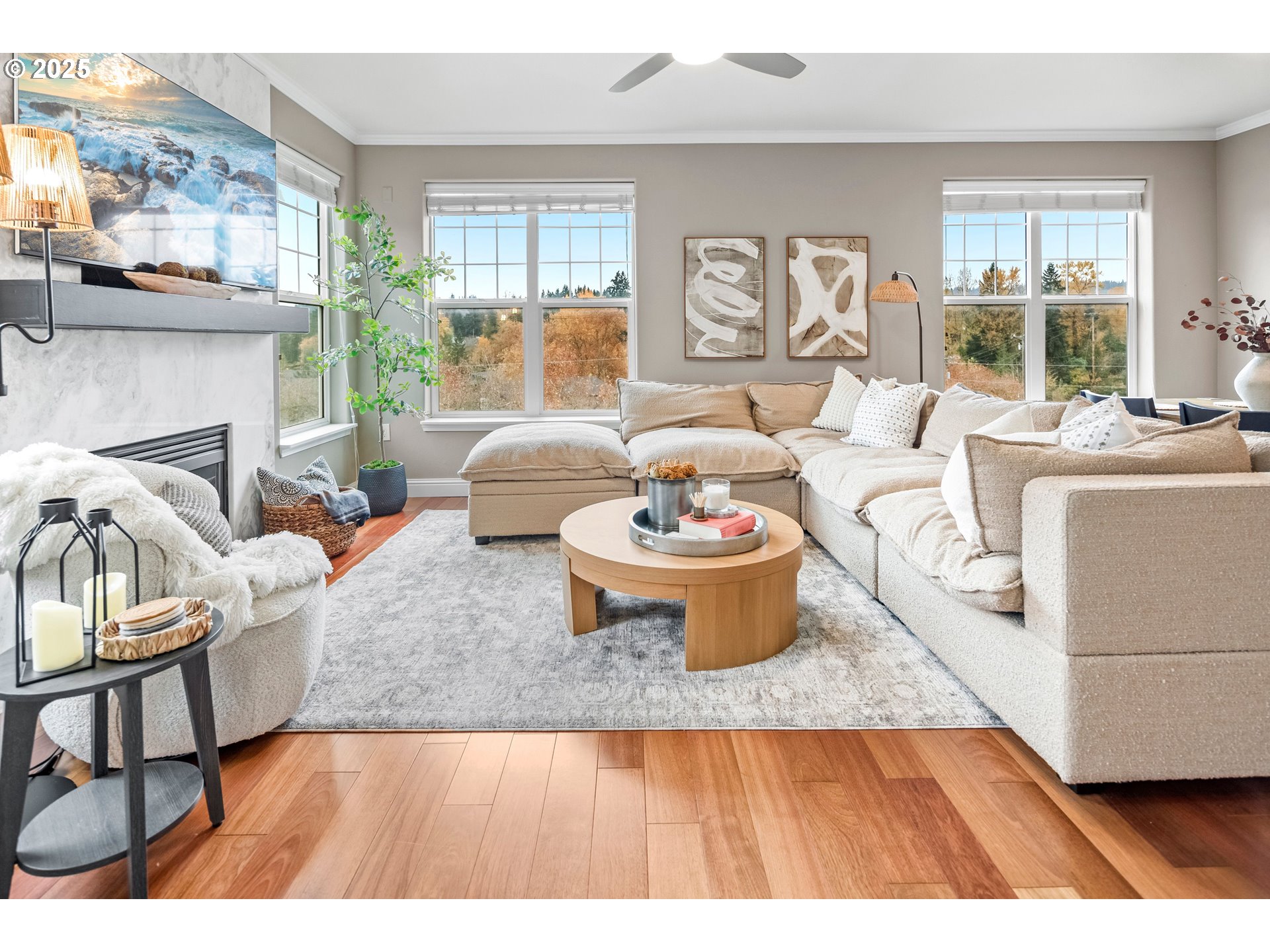975 Springtree Lane West Linn, OR 97068 - Photo 12 of 48 a living room with furniture and a large window