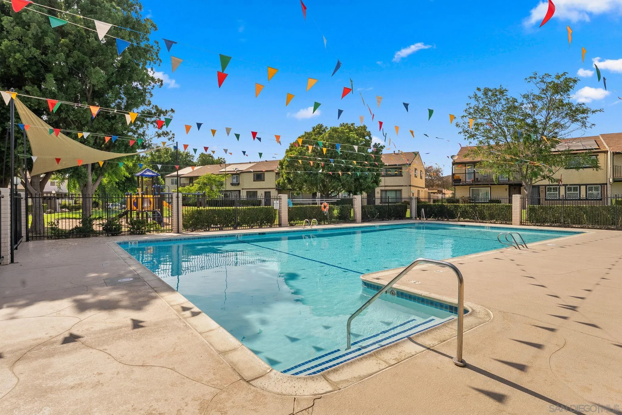 10357 Bart Way Santee, CA 92071 - Photo 36 of 39 a view of a house with a swimming pool