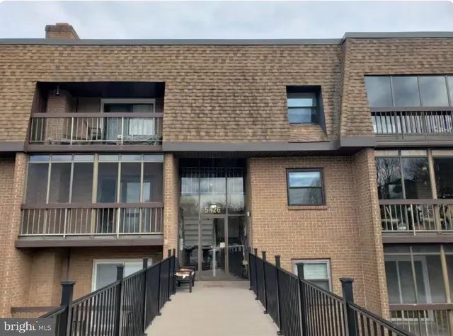a front view of a house with balcony