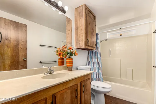 a bathroom with a sink and a toilet