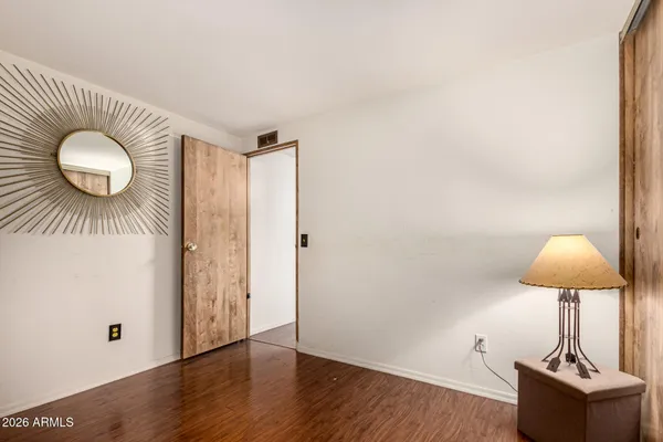 wooden floor in an empty room