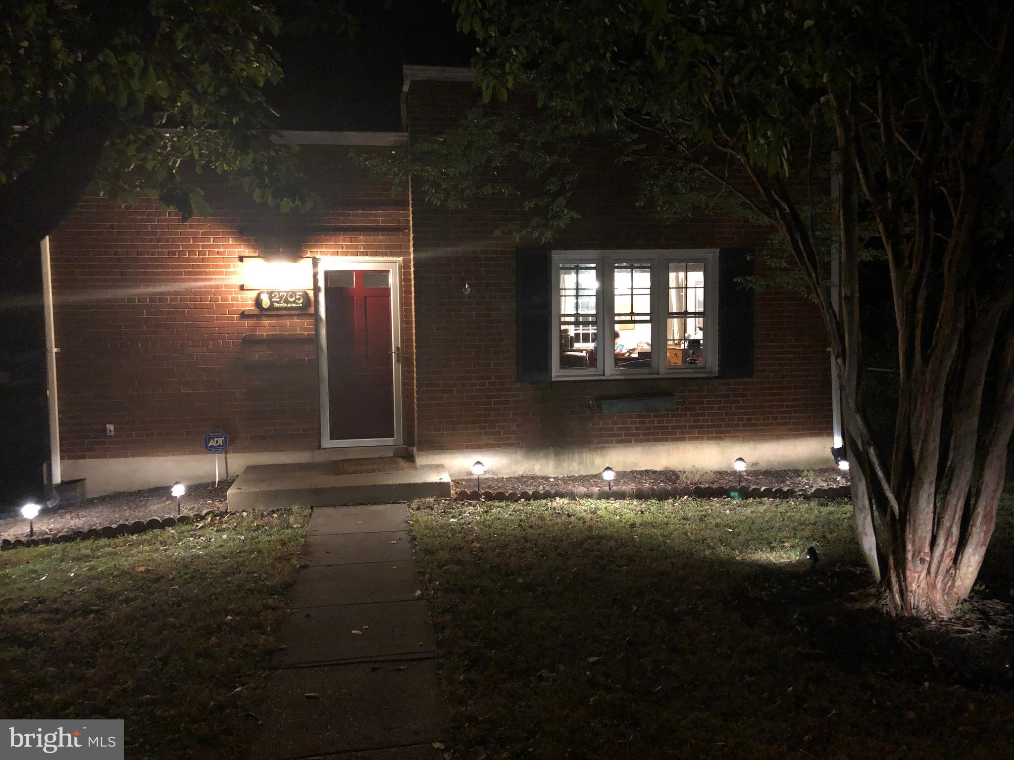 2705 Harris Avenue Silver Spring, MD 20902 - Photo 36 of 36 Front of house bathed in lights at night