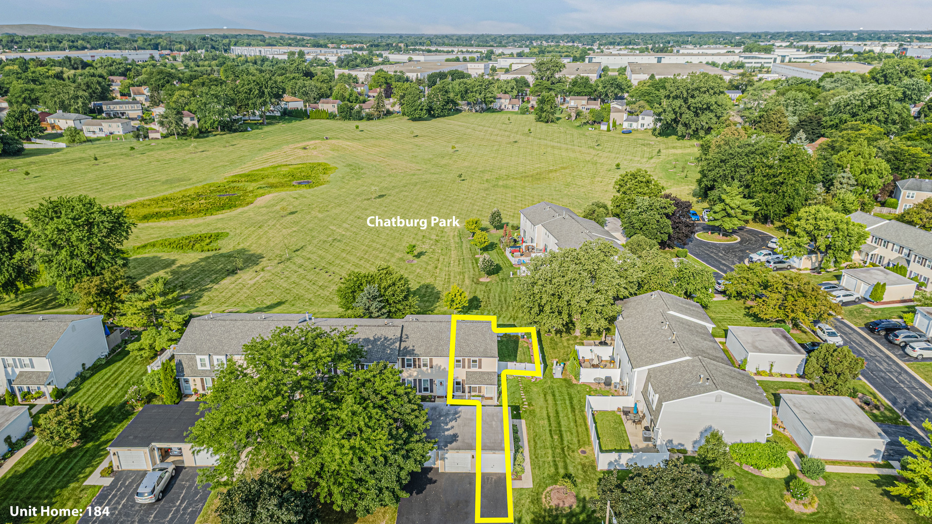 184 Rodenburg Road Roselle, IL 60172 - Photo 24 of 29 an aerial view of ocean with residential house and outdoor space