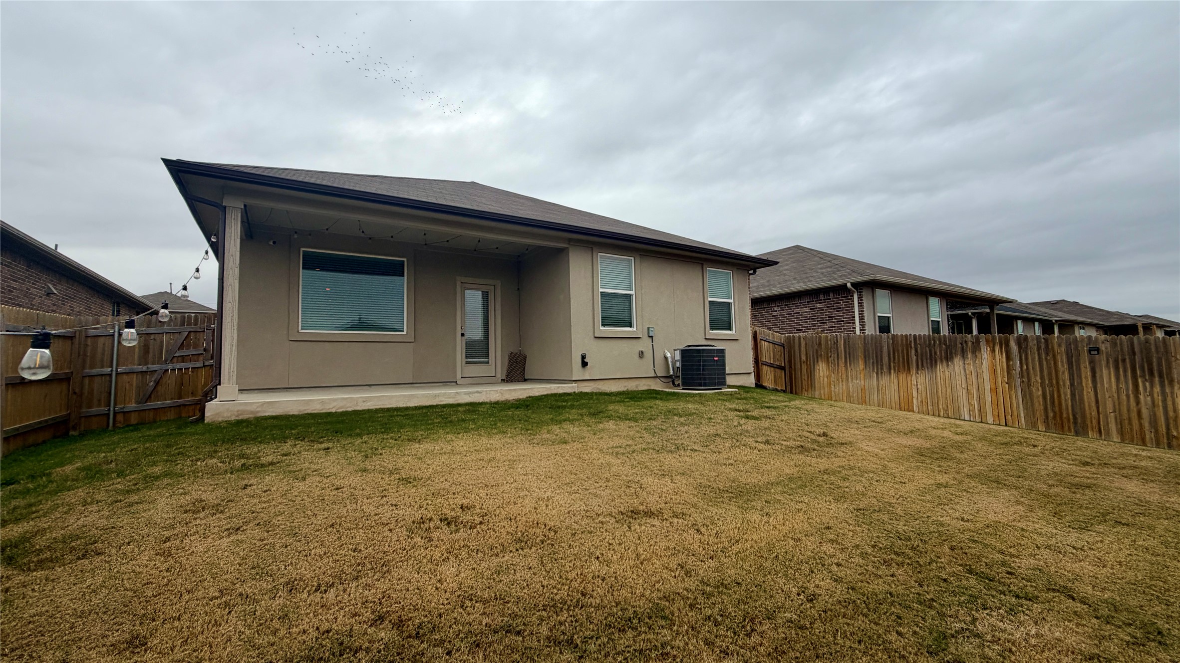 245 Brooklyn Drive Georgetown, TX 78626 - Photo 21 of 23 Back of house with a patio area and a fenced backyard