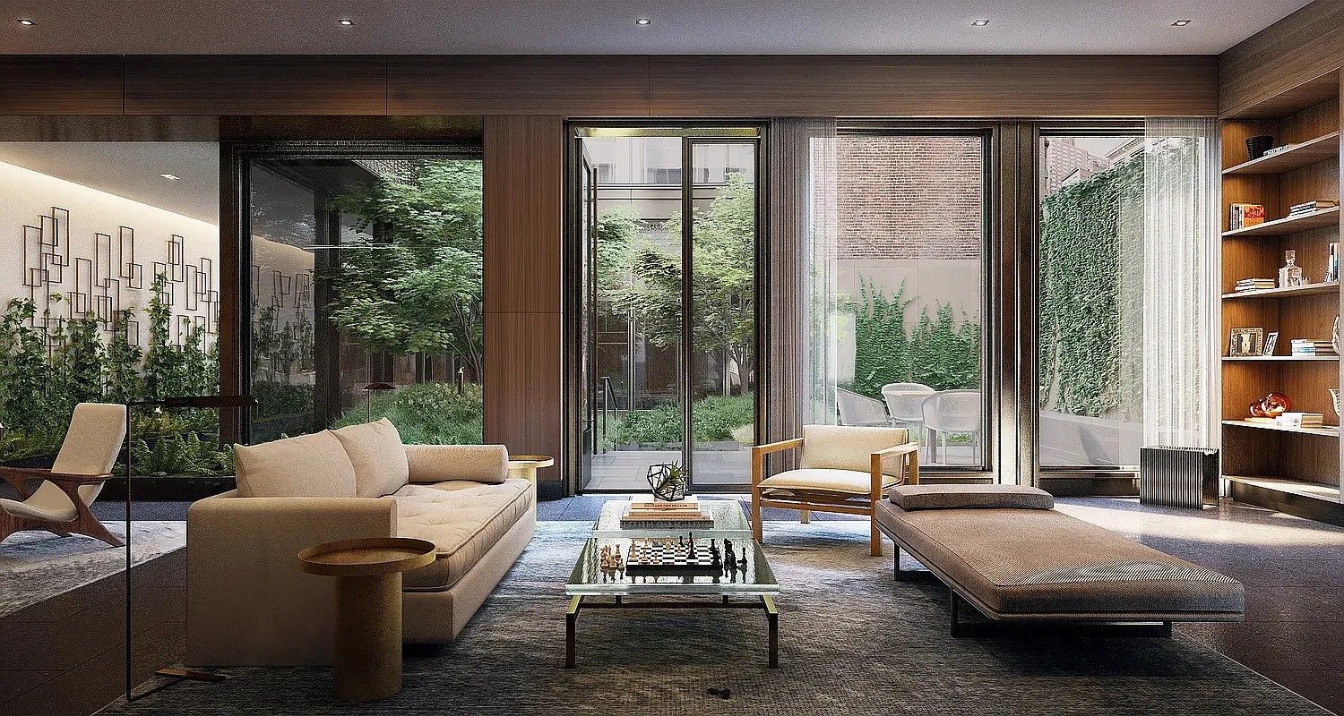 39 West 23rd Street, Unit 9B Manhattan, NY 10010 - Photo 12 of 16 a living room with furniture and a large window