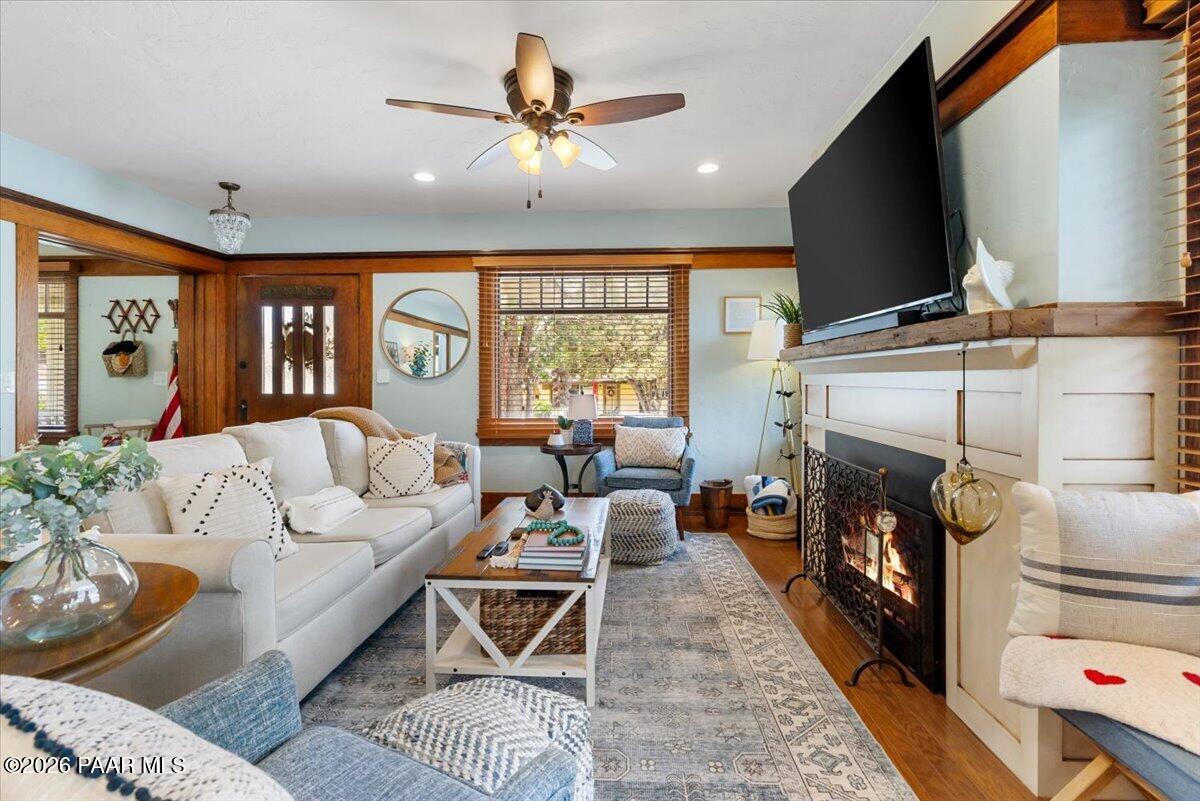 145 South Washington Street Prescott, AZ 86303 - Photo 11 of 39 a living room with furniture and a flat screen tv