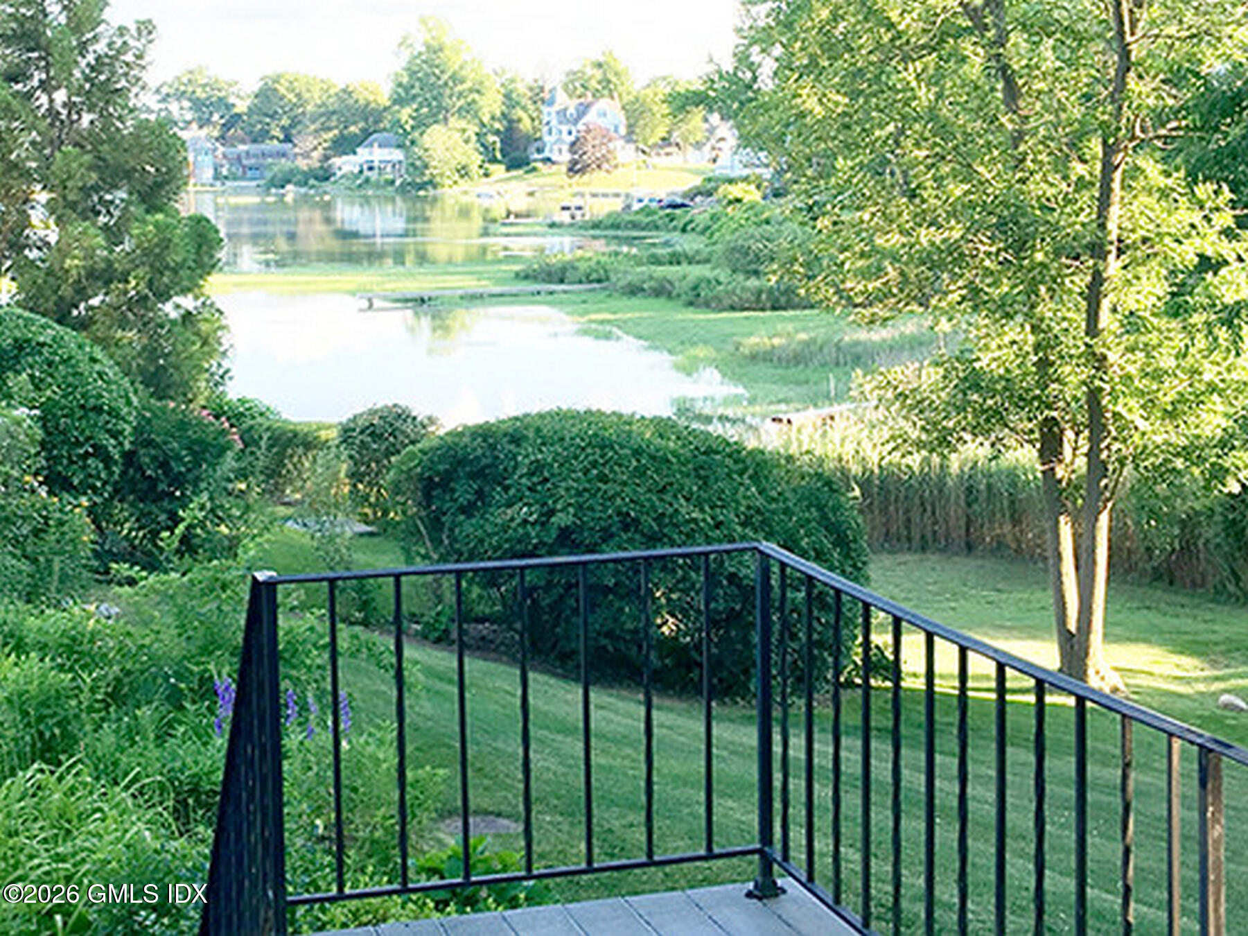 14 Shoal Point Lane Riverside, CT 06878 - Photo 12 of 30 a view of lake from a balcony