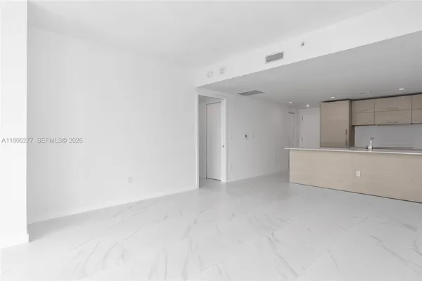 a view of an empty room