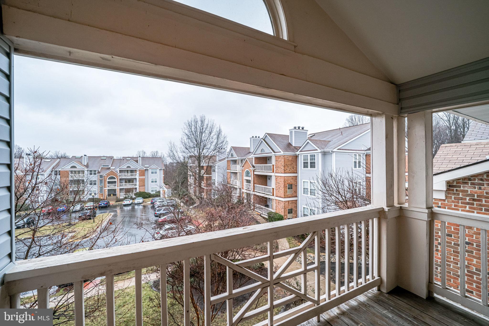 7510 Ashby Lane, Unit J Alexandria, VA 22315 - Photo 34 of 53 a view of a street from a balcony