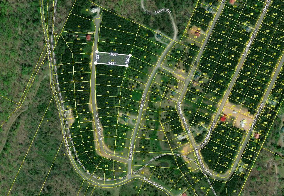 152 Cherokee Ridge Drive Ocoee, TN 37361 - Photo 11 of 12 Plat of 152 Cherokee Ridge aerial