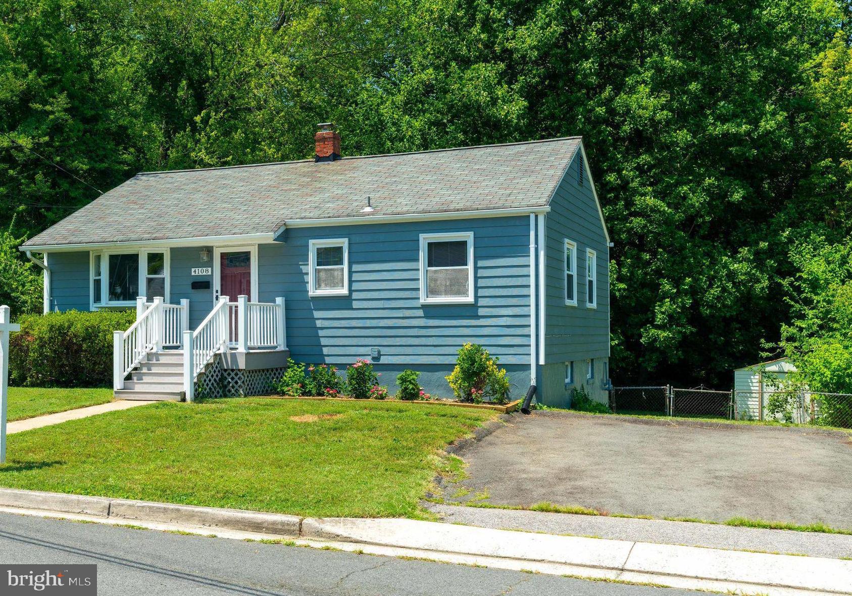 Big Asphalt Driveway