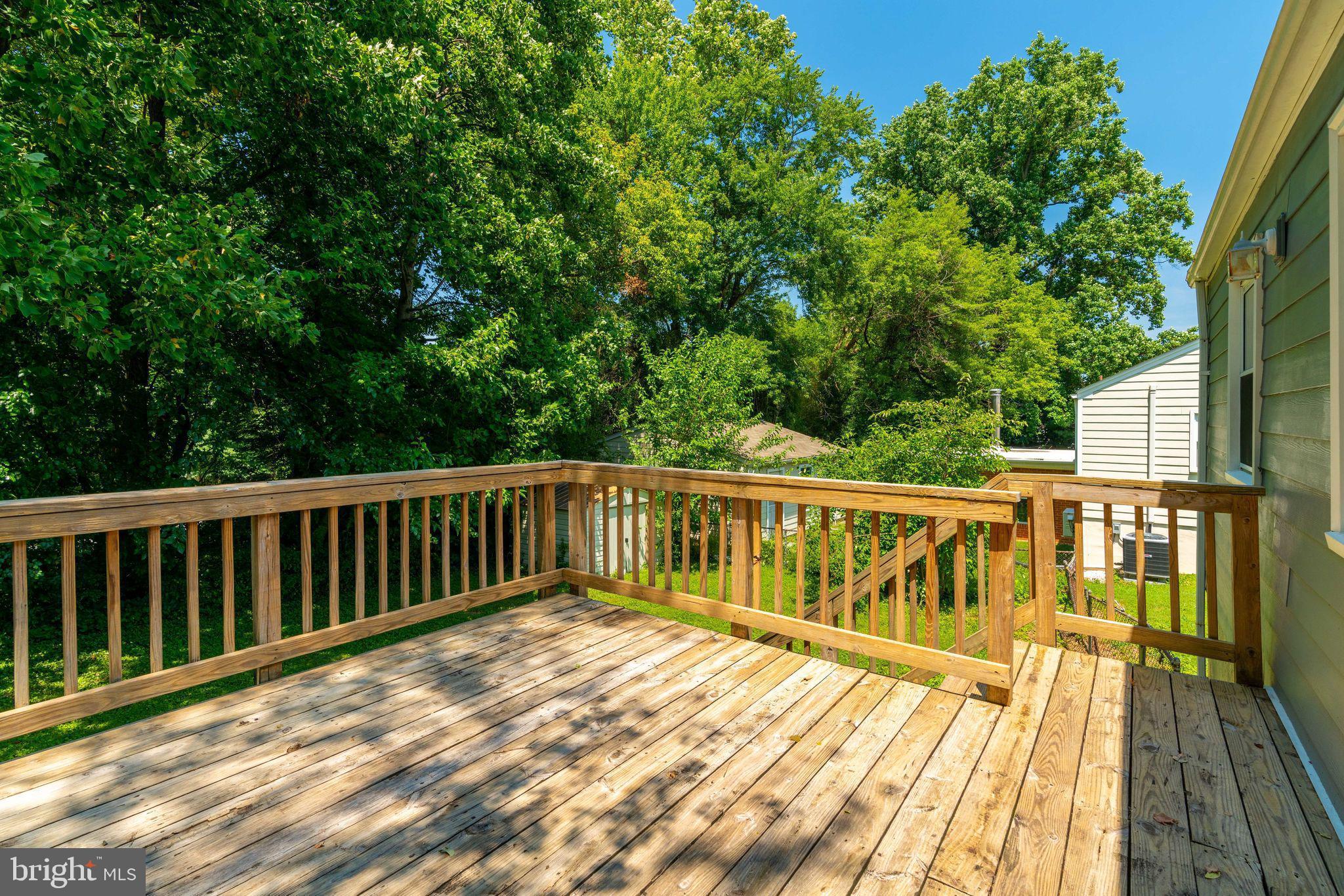 4108 Addison Road Fairfax, VA 22030 - Photo 35 of 40 Deck in Back Yard