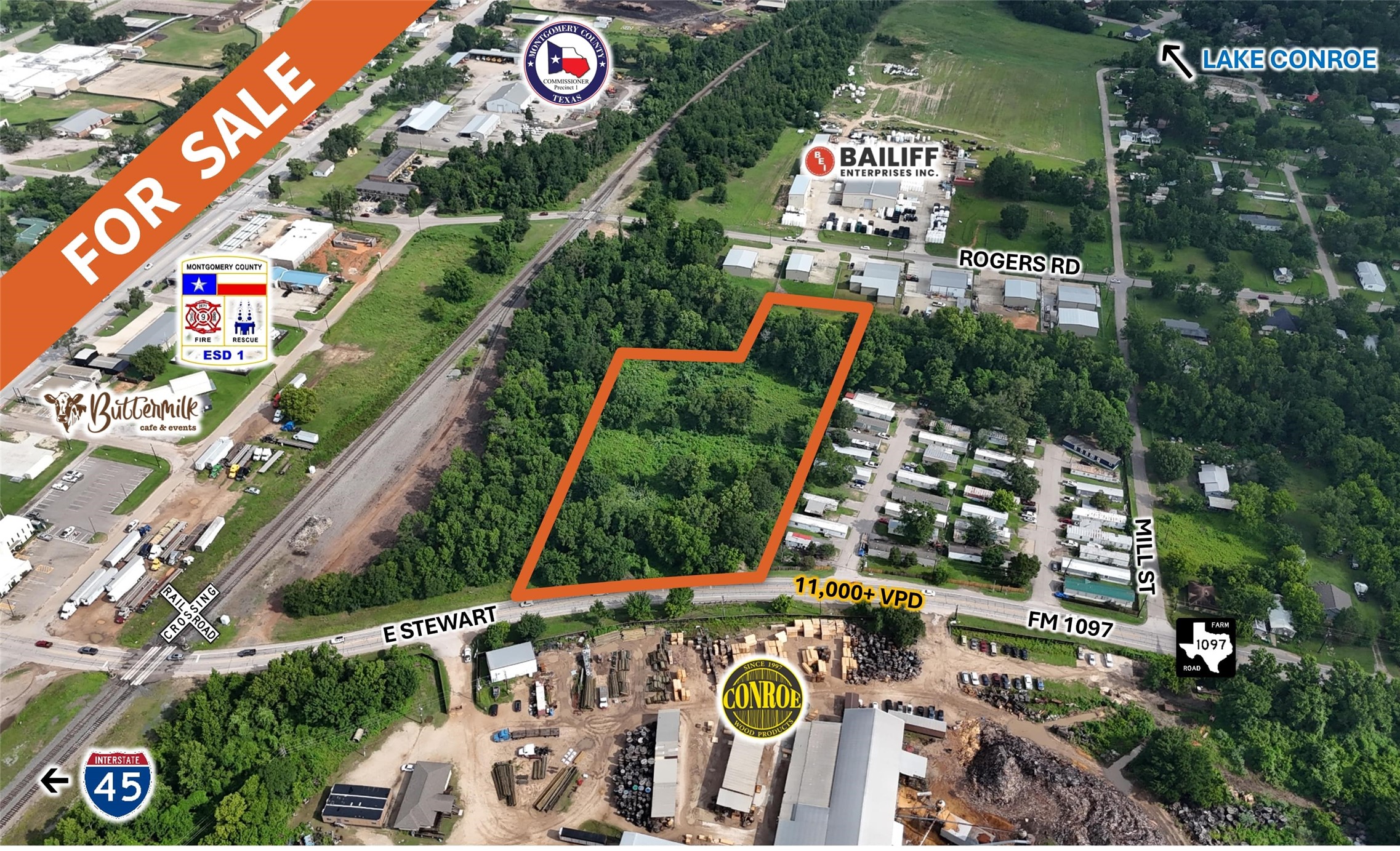 301 Farm To Market 1097 Willis, TX 77378 - Photo 1 of 6 3.61 Acres - 301 FM 1097