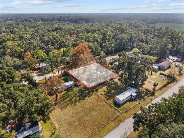 a view of a green field