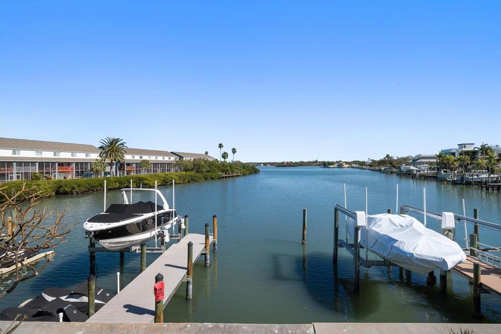 829 East Gulf Boulevard, Unit 107 Indian Rocks Beach, FL 33785 - Photo 16 of 43 a view of a lake from a balcony