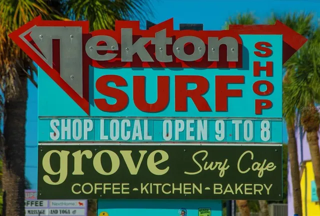 a street sign on a bunch of street and building