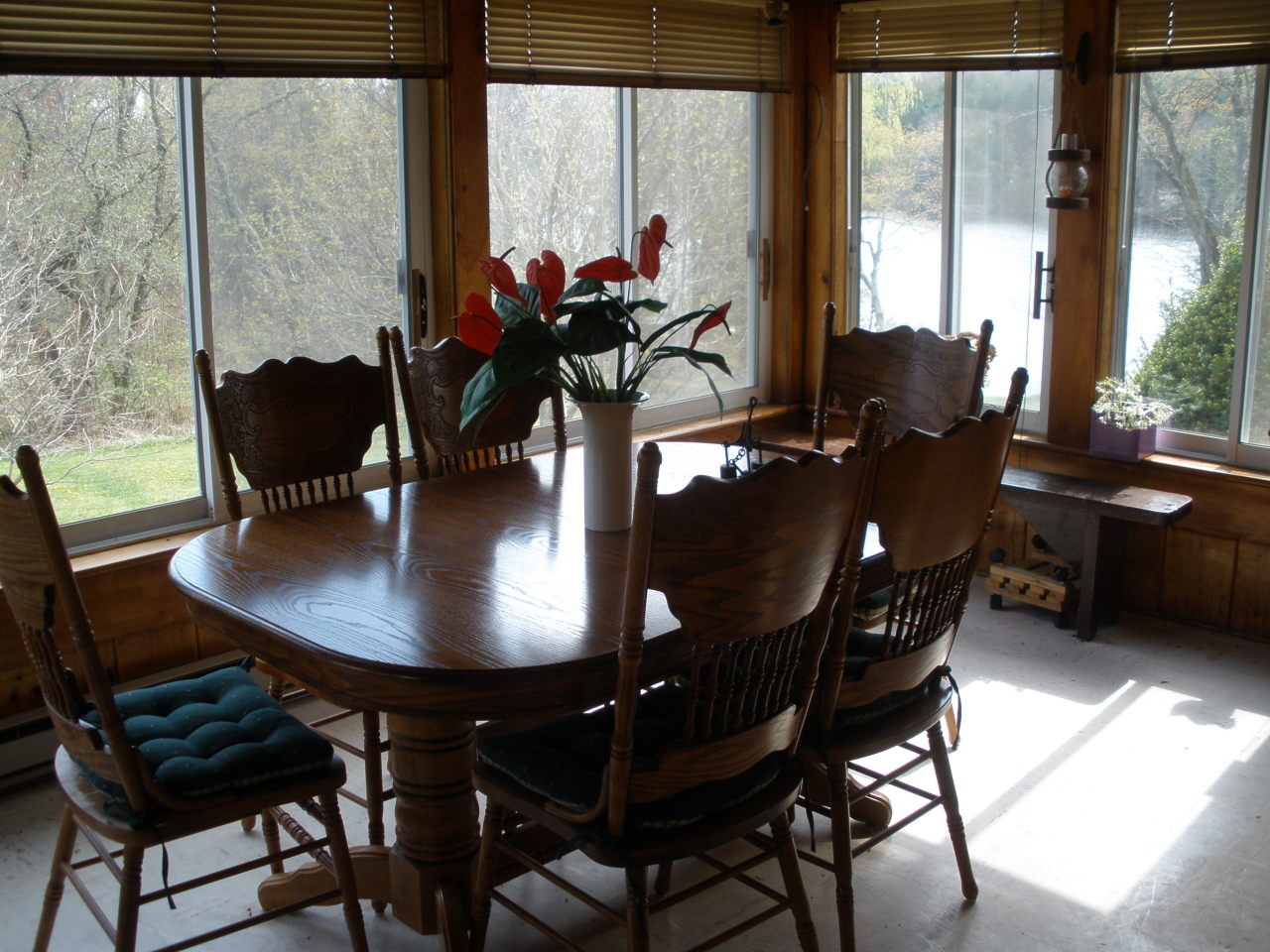 1603 North Main Road Otis, MA 01253 - Photo 15 of 17 a view of a dining room with furniture and window