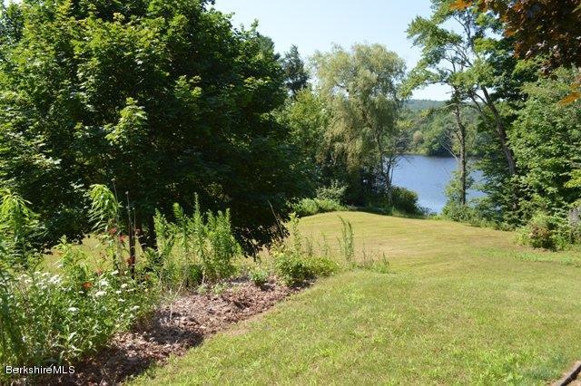 1603 North Main Road Otis, MA 01253 - Photo 5 of 17 a view of a yard with plants and large trees