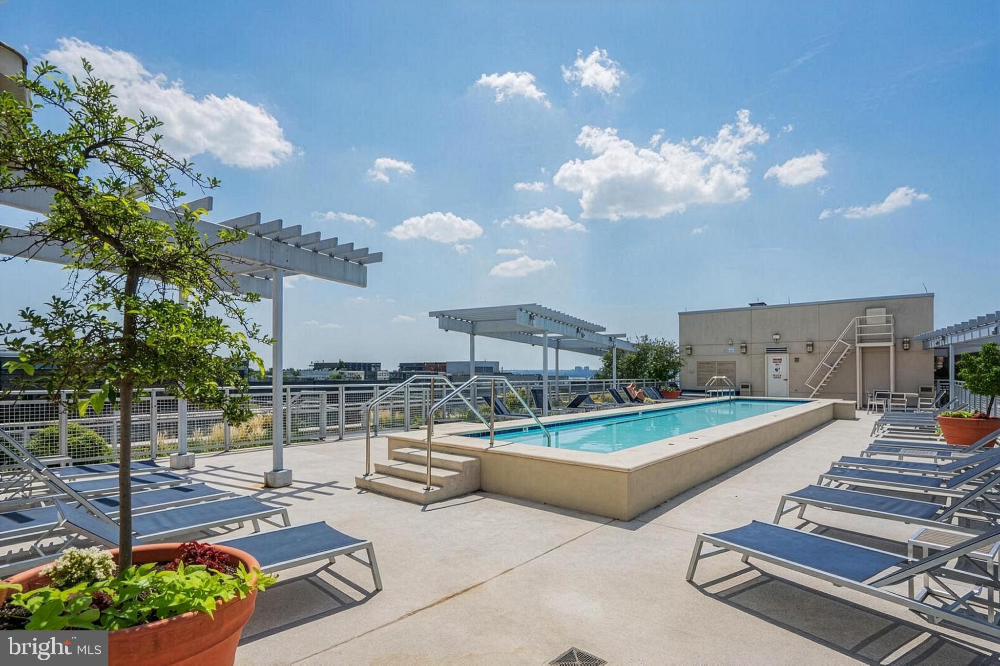 1025 First Street Southeast, Unit 510 Washington, DC 20003 - Photo 21 of 25 Heated pool.