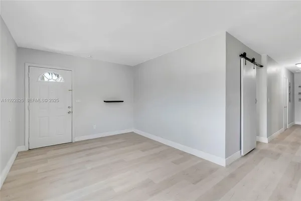 a view of an empty room