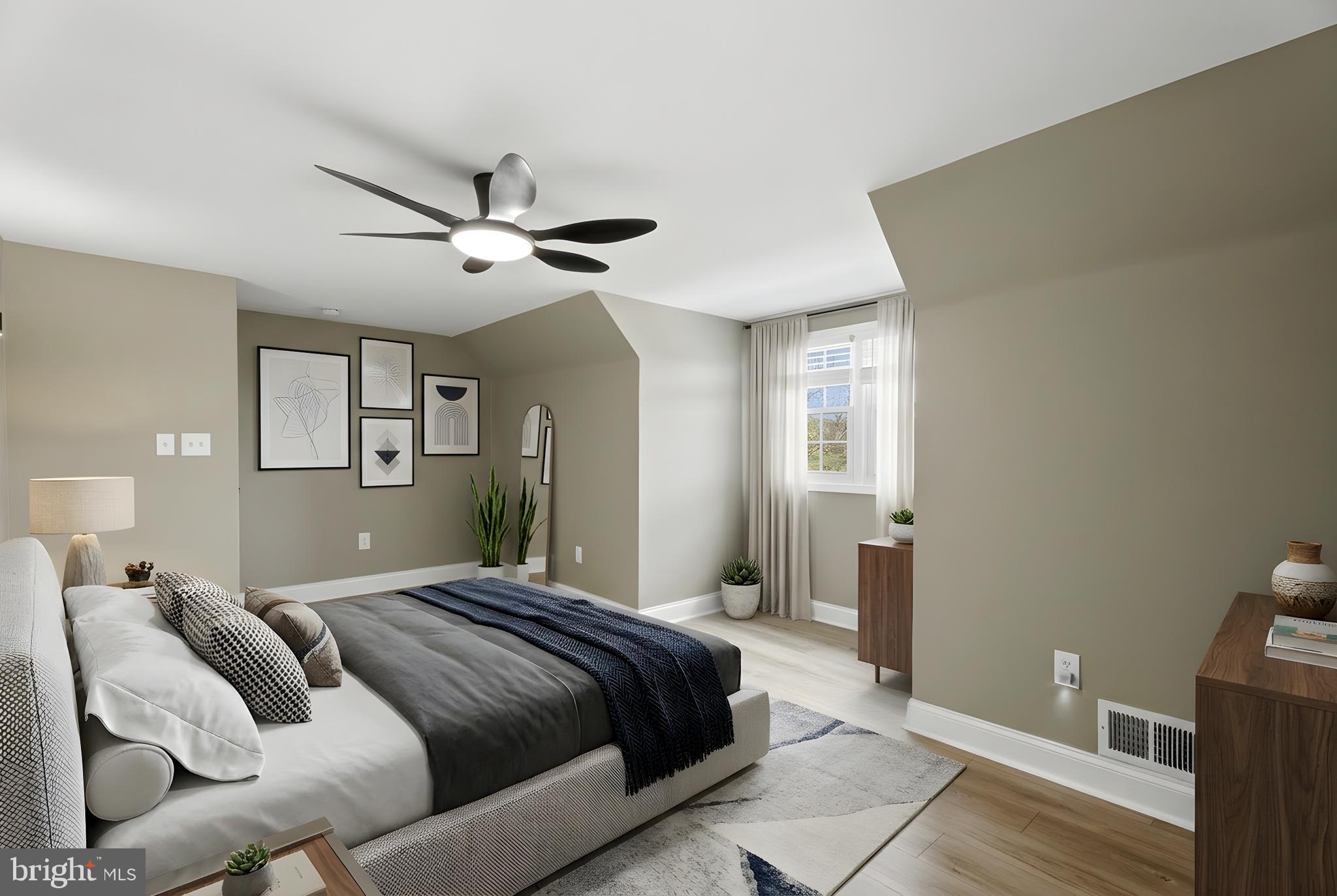 815 Gilbert Road Aberdeen, MD 21001 - Photo 34 of 58 Upper Level Bedroom 4 (virtually staged)